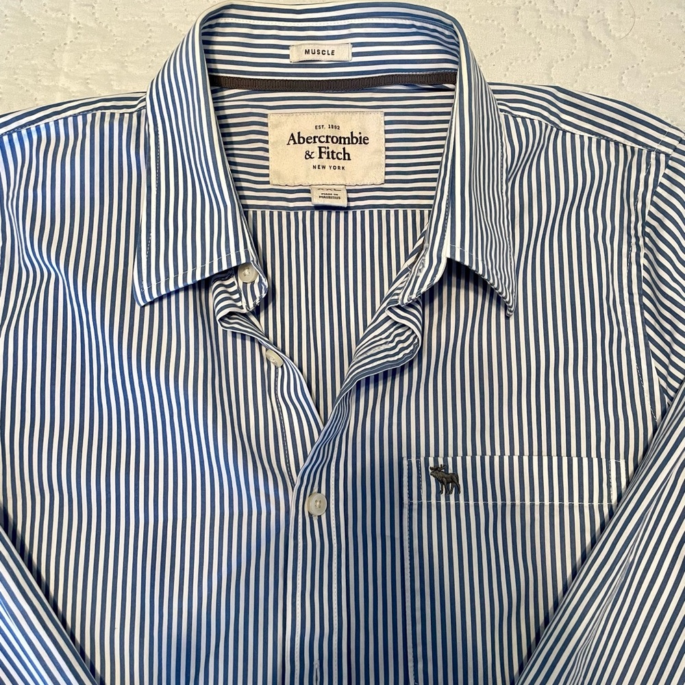 Men’s Abercrombie and Fitch button down shirt